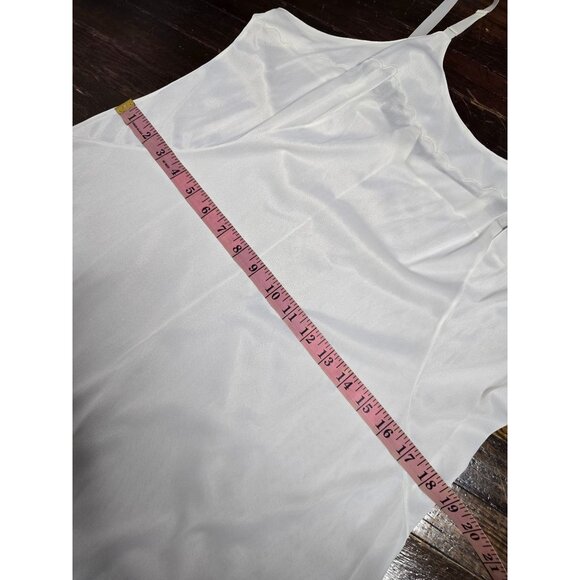 Vintage White Semi Sheer Ethereal Long Night Gown House Dress - Picture 7 of 13